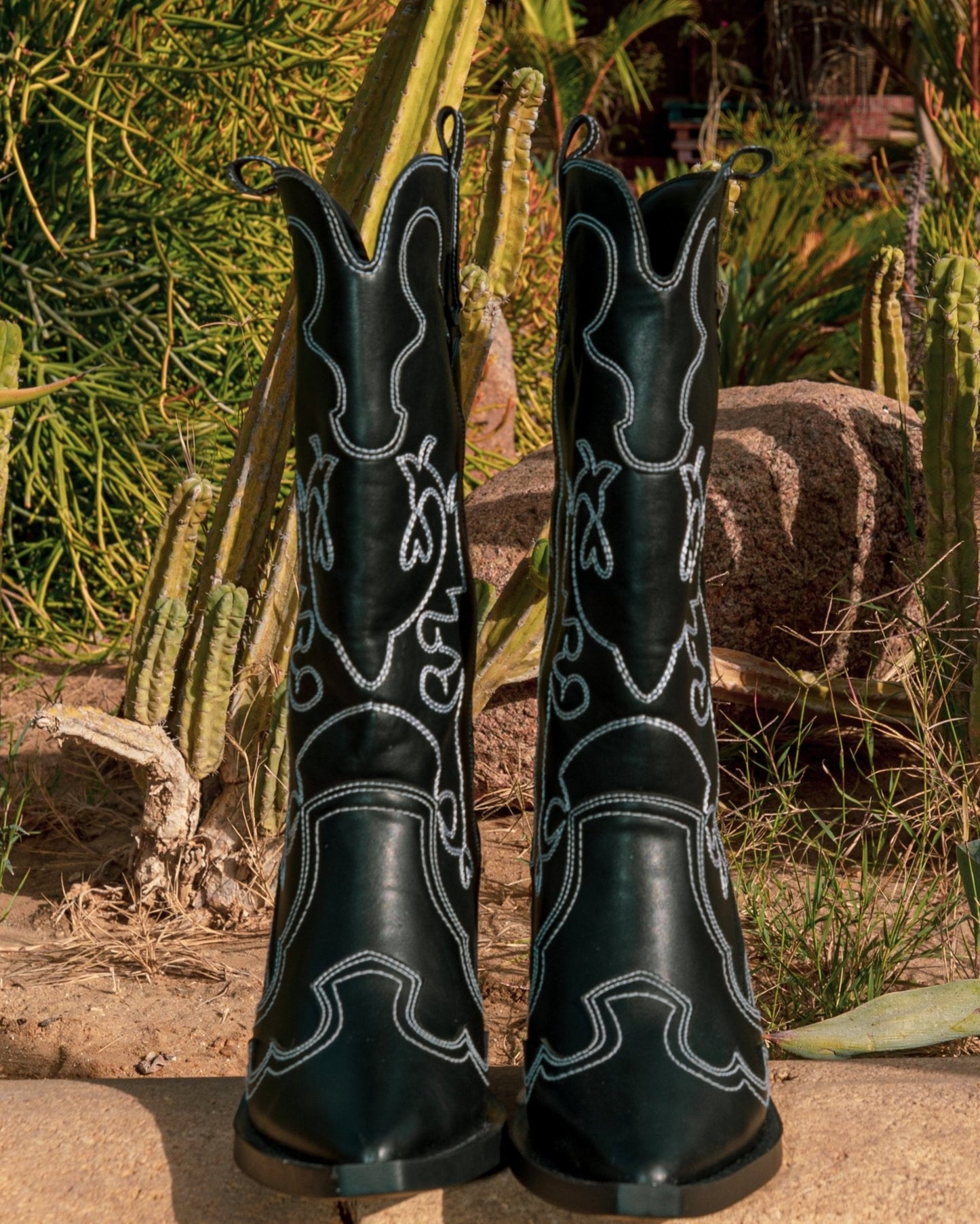 Cowboy Boots in Black