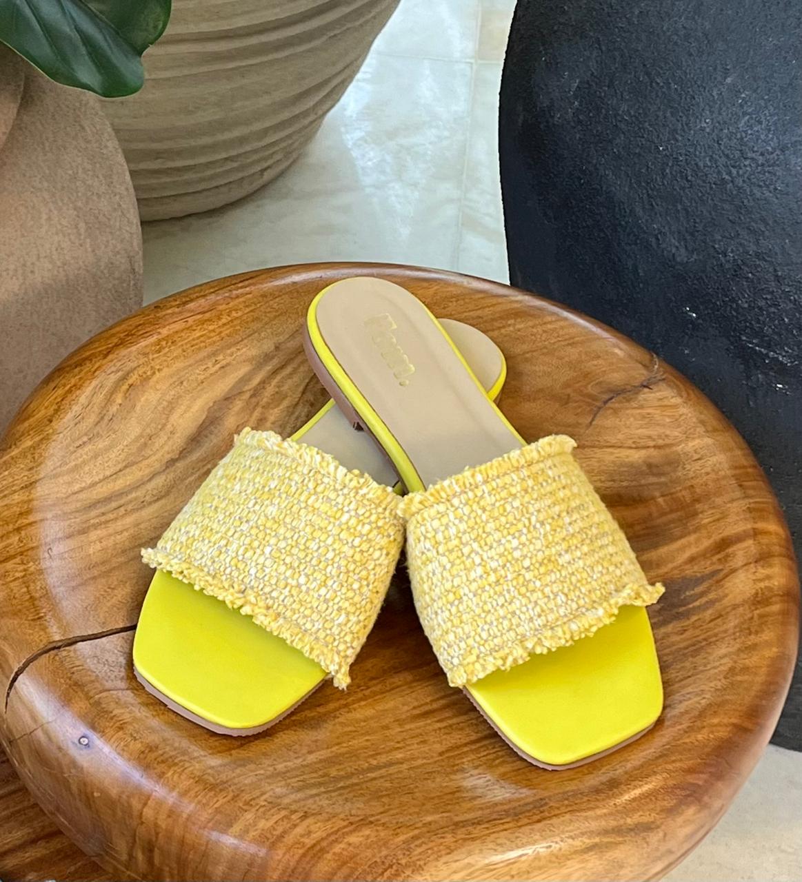 Fringed Flats in Yellow