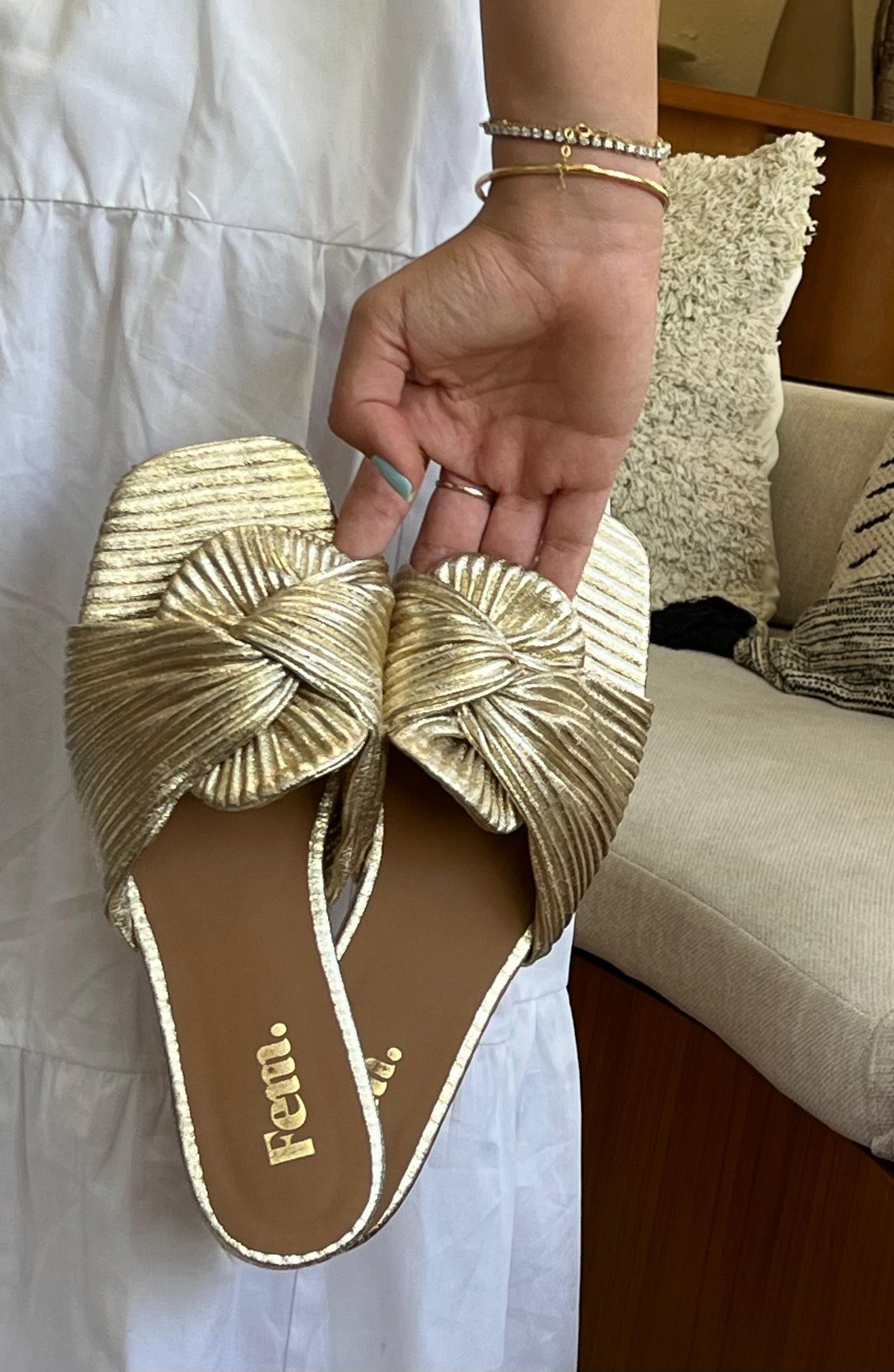 Metallic Wrap-Around in Gold